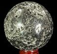 Polished Pyrite Sphere - Peru #65144-1